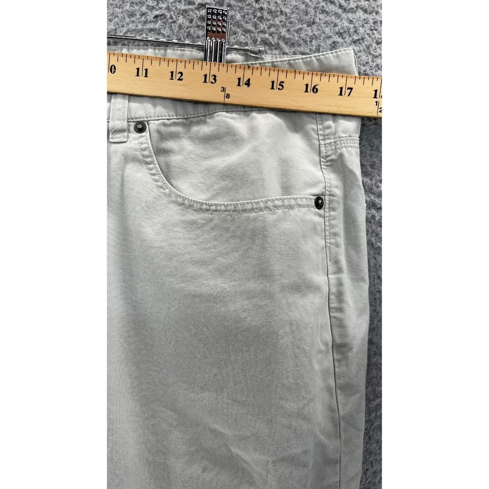 Patagonia Pants Mens Size 34 (Fit 34x30) Beige Off White Straight Leg Flat Front - Picture 3 of 13